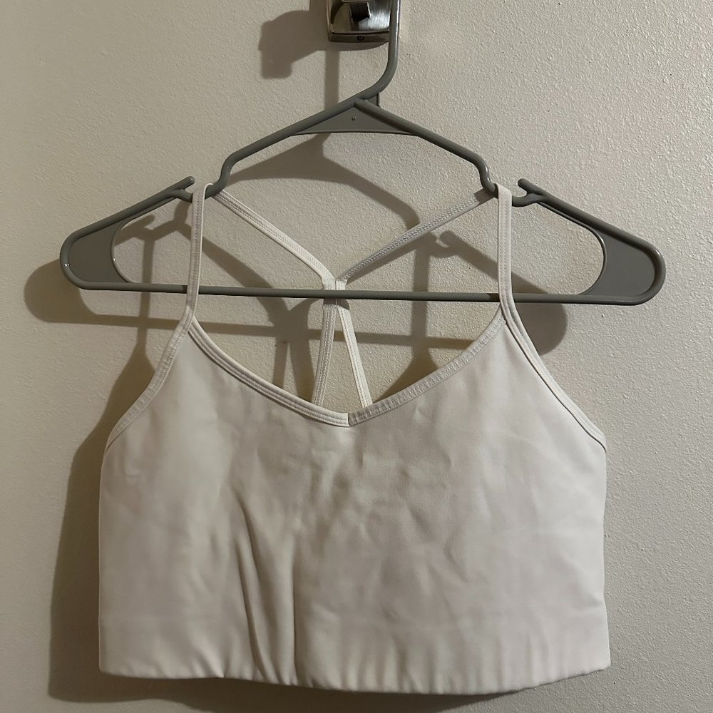Ivory Juliet Strappy Bra - Girlfriend Collective